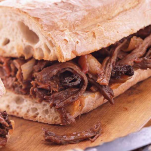FILLED ROAST  MEAT CIABATTA