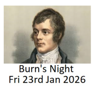 BURNS NIGHT - Friday 23rd January 2026